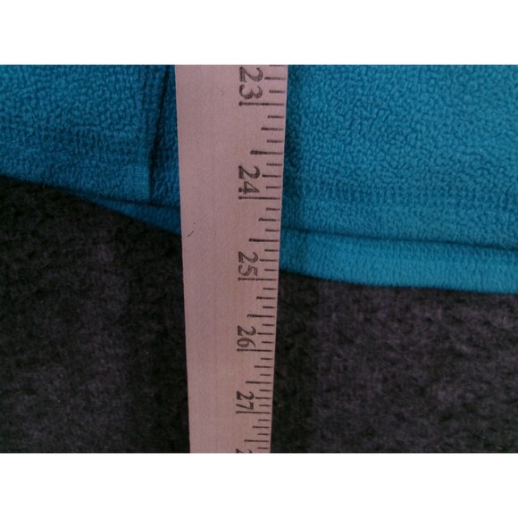 Old Navy Fleece Jacket Womens M Teal Full Zip Pockets Cozy Long Sleeve Casual - Picture 7 of 12